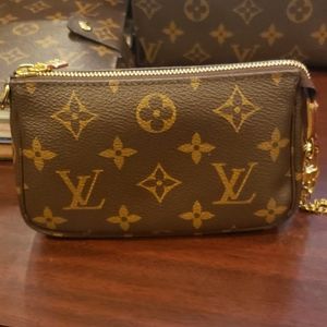 Louis Vuitton Monogram Mini Pouchette🤎
